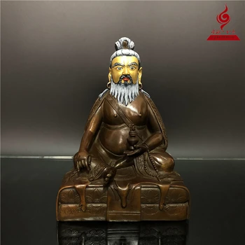 Tang Dongjiabo Rinpoche 17,5 cm estátua de buda de decoração de casa