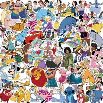 10/30/50/100pcs Bonito dos desenhos animados de Disney Mistura Rei Leão Princesa Encanto Estético Adesivos para Crianças DIY Scrapbooking Laptop Telefone