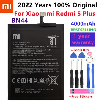 2022 Anos 100% Original de Telefone BN44 Para Xiaomi Redmi 5 Mais de Substituição de Bateria de 4000mAh WithFree Ferramentas