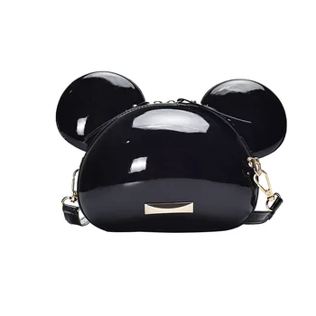 Princesa da Disney do Minnie do plutônio da senhora de saco de ombro alça diagonal saco de menina ombro messenger bag girl bolsa Mickey mouse