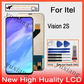 Original de LCD Para Itel Visão 2S P651L Tela LCD Touch screen Digitalizador Substituição