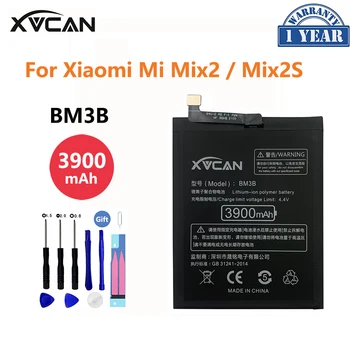 Original XVCAN 3900mAh Bateria Telefone BM3B Para Xiaomi Misturar 2 2S Mix2S de Alta Capacidade da bateria de Substituição Batteria Akku