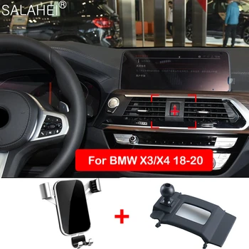 Carro titular do Telefone Para BMW X3 X4 2018 2019 2020 Ano Suporte Interior, Painel de Célula de Suporte Carro Acessórios do Telefone Móvel