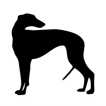 Greyhound Cão de Animal de Estimação com o Adesivo de Carro Impermeável Decalque Laptop da Mala de viagem de Caminhão Motocicleta Auto Acessórios de PVC,13cm*13cm