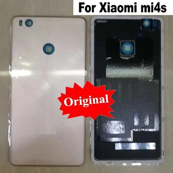 Qualidade Original Mi4S de Volta Cobertura Traseira da Bateria caso de Habitação Porta Para o Xiaomi Mi 4S M4S telefone de Tampa Shell de substituição