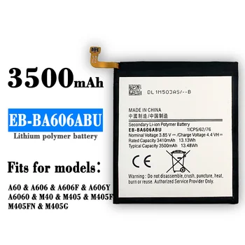 SAMSUNG Original EB-BA606ABU 3500mAh Bateria Para Samsung Galaxy A60 SM-A606F/DS SM-A6060 SM-A606F Baterias