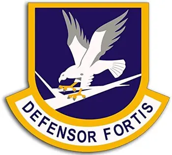 Reflexiva adesivo de carro Americano de Vinil Força Aérea Forças de Segurança Defensor Fortis Escudo em Forma de Adesivo (USAF Logotipo da Insígnia)