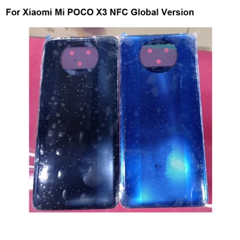 Para Xiaomi Mi POCO X3 NFC, a Versão Global Tampa Traseira da Bateria Porta de Habitação caso do Vidro Traseiro Substituir peças Para Xiaomi Mi POCO X 3