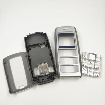 Novo completo Completo do Telefone Móvel Tampa da caixa Estojo+inglês Teclado para Nokia 1600