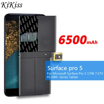 KiKiss G3HTA038H da Bateria do Portátil para o Microsoft Surface Pro 5 Pro5 1796 Série Tablet DYNM02 6500mAh + Free Tools