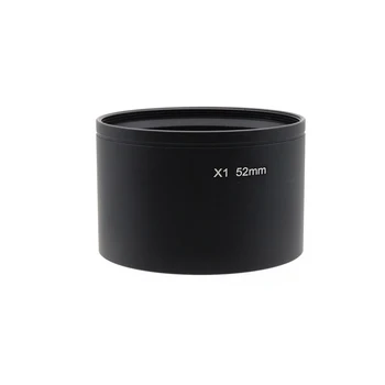 Para Leica X1 X2 XE 52 mm Filtro Adaptador de Tubo Anel de Metal Preto 55mm*35mm para UV ND CPL lentes de Close-up capa