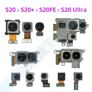 Original Câmera Frontal Flex Para Samsung Galaxy S20 Mais FE S20FE G981B G986B G781B Principal Traseiro da Câmera Cabo Flex