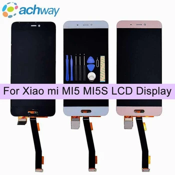Testado Display LCD Para o Xiaomi Mi de 5 anos LCD Mi de 5 anos MI5S LCD DigitizerTouch Montagem de Tela de Substituição Para o Xiaomi Mi 5 Display LCD