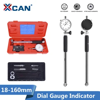 XCAN 0,01 mm Dial Orifício Medidor de Anel Central de Marcação Indicador de Micrômetros, Medidores de Ferramentas de Medição de 18-35mm 35-50mm 50-160mm