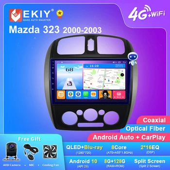EKIY T7 Para Mazda 323 2000-2003 Android auto-Rádio Multimédia Player de Vídeo de Navegação GPS BT Estéreo Sem 2din Gravador de DVD HU