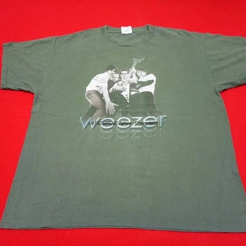 vintage Weezer banda de música concert tour t-shirt