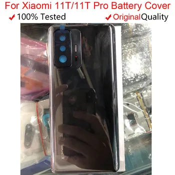 Original Para Xiaomi 11T Pro Mi11T Traseira da bateria Tampa de vidro 6.67