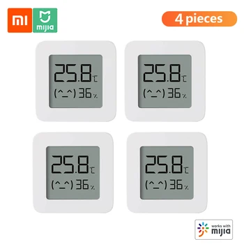 Xiaomi BT Termômetro 2 eletricidade sem Fio LCD Higrômetro Digital de Temperatura e Umidade Sensor de Trabalhar com Mijia APP Smart Home