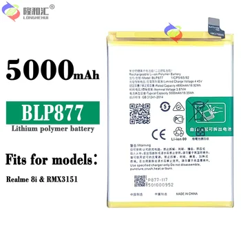 Compatível Para OPPO / Realme 8i BLP877 5000mAh Bateria do Telemóvel a Série