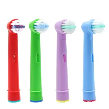 4pcs crianças, Crianças Elétrica Cabeça da Escova Oral B EB-10A Escova de dentes de Substituição de Cabeças de Escova de Higiene Bucal, Limpeza da Cabeça da Escova