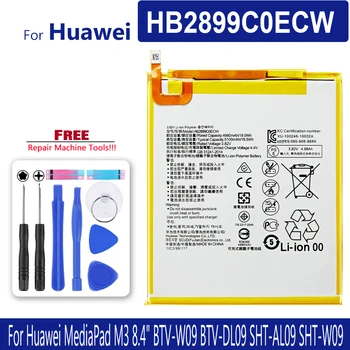HB2899C0ECW Bateria do Tablet Para o Huawei MediaPad M3 8.4 BTV-W09 BTV-DL09 SHT-AL09 SHT-W09 Media Pad M3 8.4 BTV W09/DL09 SHT AL09/W