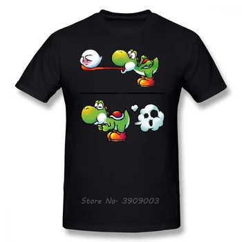 Super Smash Bros T-Shirt Peidar Yoshi T-Shirt De Moda De Algodão T-Shirt Dos Homens De Curto Manga Camiseta Impressa Do Anime Hip Hop Harajuku