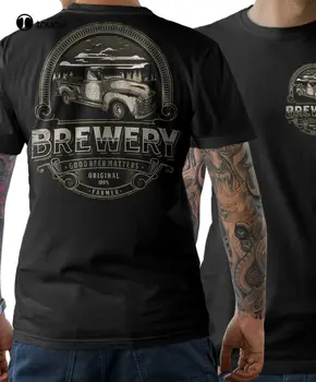 Hot Rod T-Shirt Caminhão Pegar Kustom Cerveja, Uísque Brewer V8-Nos de Automóvel men'S S-3XL