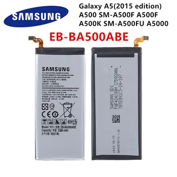 SAMSUNG Original EB-BA500ABE Bateria 2300mAh Para Samsung Galaxy A5(edição de 2015) A500 SM-A500F A500K SM-A500FU A5000 A5009