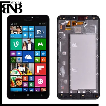 Original Para o Microsoft Nokia Lumia 640xl 640 xl Tela LCD Touch screen Digitalizador Assembly com moldura para lumia 640 tela de LCD
