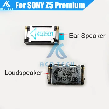 Para Sony Xperia Z5 Premium Z5Plus E6883 E6833 Superior De Ouvido Alto-Falante Inferior Do Altifalante De Campainha Campainha Com Etiqueta Adesiva Impermeável