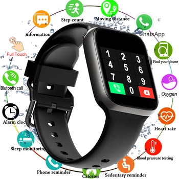 T500 Smart Watch Bluetooth Chamada de Fitness Tracker frequência Cardíaca Full Touch Smartwatch Esportes Relógios para Homens, Mulheres PK IWO 13 Plus W27