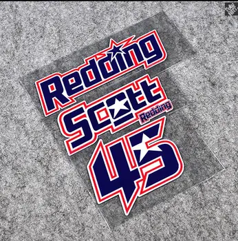 motosport Scott Redding 45 adesivos refletivos de vinil de corrida de moto adesivo motobike capacete adesivo de carro decalques de motocross