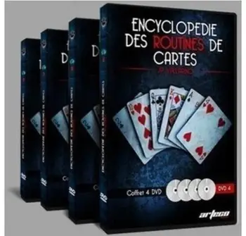 Encyclopedie Des Rotinas De Cartes por Jean Pierre Vallarino vol.1-4 - truques mágicos