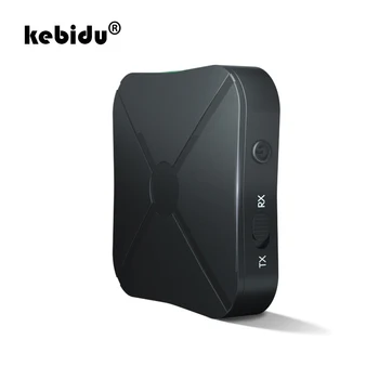 kebidu 2 in1 Bluetooth V4.2 Transmissor e Receptor sem Fio do Adaptador de Áudio Aux de 3,5 mm de Áudio A2DP Player Para PC TV Smart Phone