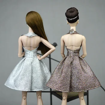 30cm boneca de vestido sem costas do vestido de saia / vestuário roupa de vestido de noite para 1/6 Xinyi Fr Kurhn Mengfan boneca Barbie / novo 2022