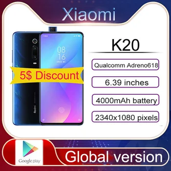 Xiaomi Redmi K20 smartphone MI 9T 6GB RAM de 128 gb ROM Android Snapdragon 730 celular quente de vendas