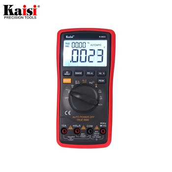 Kaisi 20000 contagem Elevada precisão de medição automática faixa multímetro digital true RMS digital capacitor de medição de temperatura