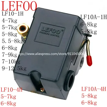 Personalizado Lefoo Força LF10-1H Compressor de Ar Bomba de Pressão Interruptor de 220V380V Pressão de Ar Interruptor Controlador de Pressão