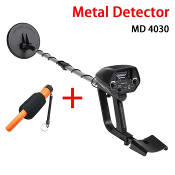 MD-4030 Detector de Metal Ouro Subterrâneo Detector MD-4030 Metal Comprimento Ajustável Caçador de Tesouros Buscador Detector Portátil