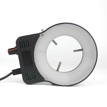 LED USB de Saída Ajustável DC 5V Shadowless Anel de Luz Iluminator Lâmpada Para a Indústria Estéreo Microscópio com Câmera Industrial