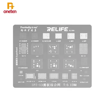 RELIFE RL-044 IP7-13 série de reparação de placa-mãe stencils Para iPhone 13 13Mini 13Pro 13ProMax telefone ferramentas de reparo