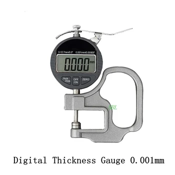 0,001 mm Eletrônico Medidor de Espessura de 10 mm Micrômetro Digital Medidor de Espessura Micrométrica Largura de Instrumentos de Medição de Dados de Saída