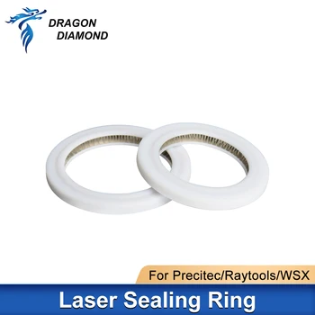 Universal Laser Anel de Vedação Para Raytools WSX Precitec Mão de Solda de Fibra de Proteção para a Cabeça do Laser da Lente do Laser do Selo do Anel-O de máquina de lavar
