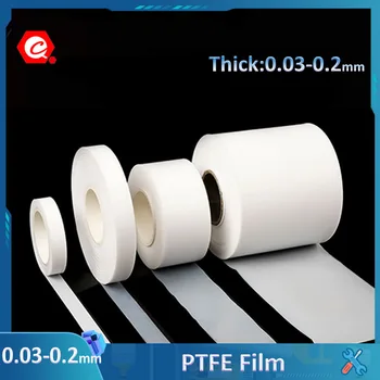 1-5M Politetrafluoretileno Filme de PTFE de Alta Temperatura Resistente à Corrosão Placa de Plástico de Espessura 0.03/0.05/0.08/0.1/0.2 mm