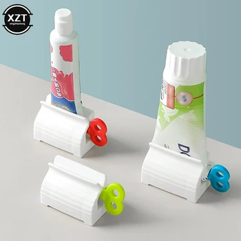 1 Pc creme Dental Squeeze Espremedor de Clip-on Família creme Dental Dispositivo Lenta Tubo de pasta de dente Espremedor de Imprensa, as fontes do Banheiro