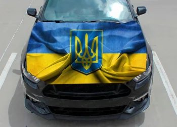 Ucrânia Bandeira de Carro Decal Gráficos de Vinil decalque da Tampa Padrão de Embalagem Decalque personalizado DIY design do capô do motor Adesivos Decal