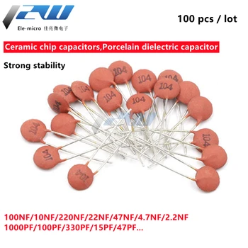 Cerâmica chip capacitor 104 0.1 uF 100NF 50V 30PF 103 DE 0,01 UF 22P 102 20PF (100pcs/lote)