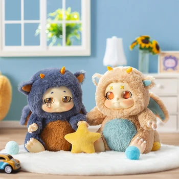 Tempo de Compartilhar Atende Cino de Pelúcia Cega Caixa de Brinquedos Anime Figura Kawaii Brinquedo Decoração Móveis de Boneca para as Meninas de Presente de Aniversário Mistério Caixa