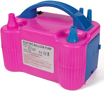 1PC UE Plug de Alta Tensão Furo Duplo Compressor de Ar Elétrica Inflador de Balão Bomba compressor de Ar Bomba de Balão