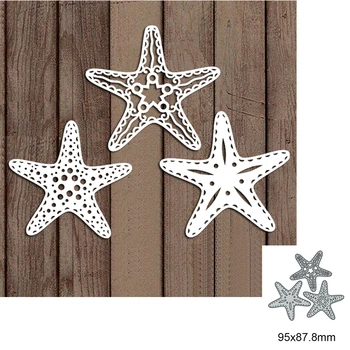 3pcs Estrelas de Metal cortantes Para DIY Scrapbook molde de Corte de Papel, Cartões em Relevo Decorativas, Artesanato, Corte Novo